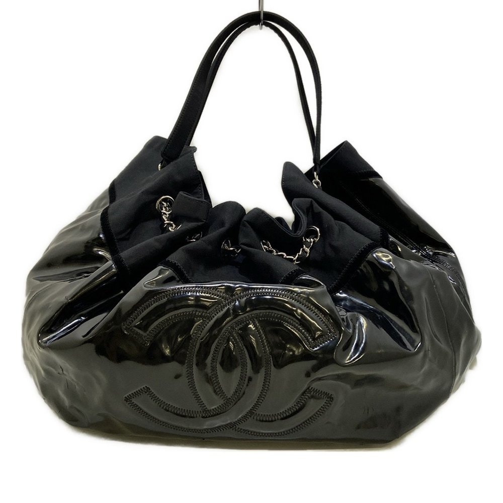 Coco Cabas GM Tote Bag Patent Chemical Fiber